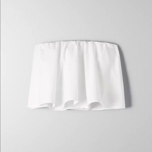 Aritzia White Eckerd Blouse